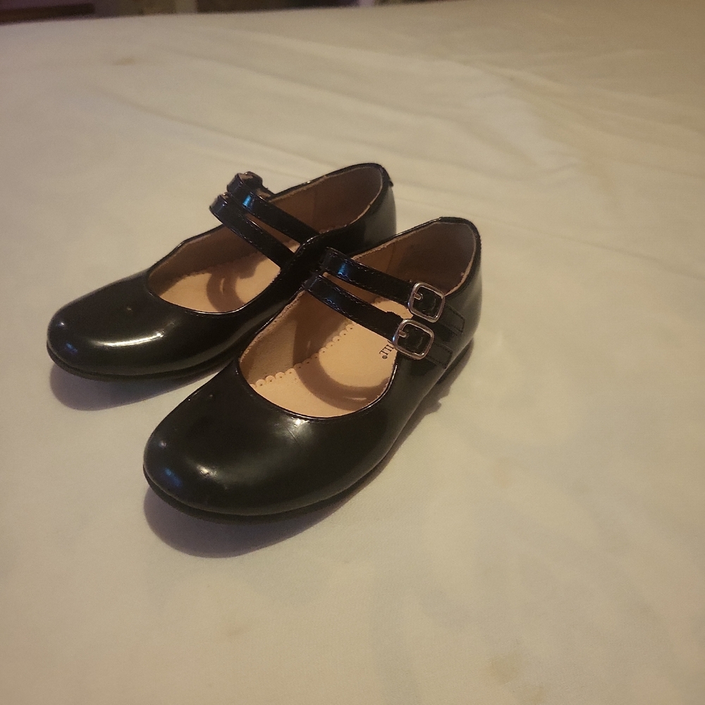 Elegant Black Kids Mary Jane Dress Shoes